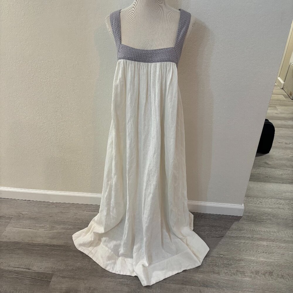Free People Ivory Maxi Bohemian Dress